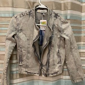 Grey Distressed Moro Jacket